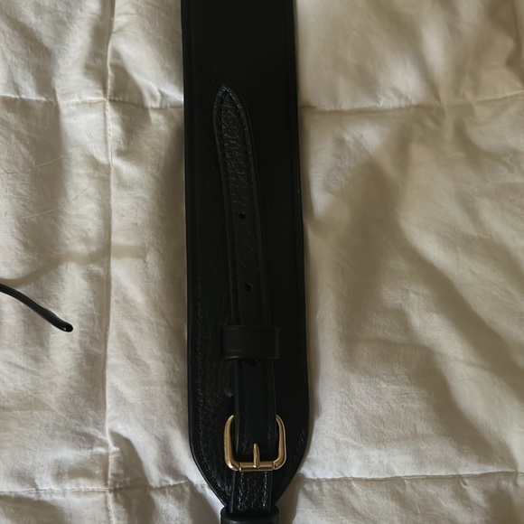 NWOT Coach Black Leather Novelty Crossbody Strap - Picture 8 of 8